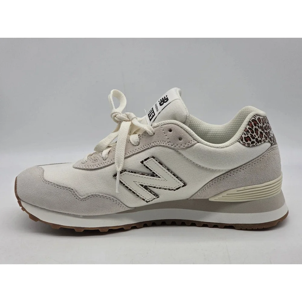 New Balance 515 V3 Women 9 White Leopard WL515SO3 Sneakers